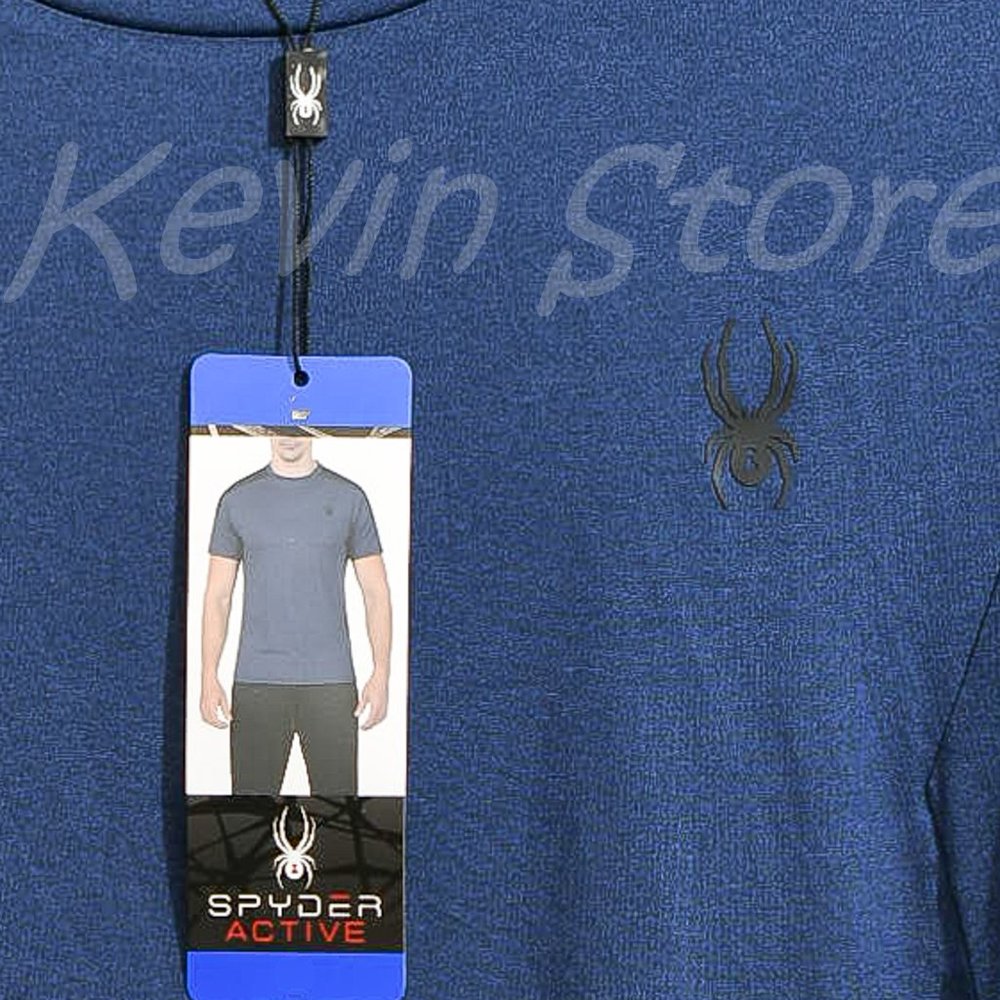 BLue NWT Men's‎ Short Sleeve Tee Spyder Active